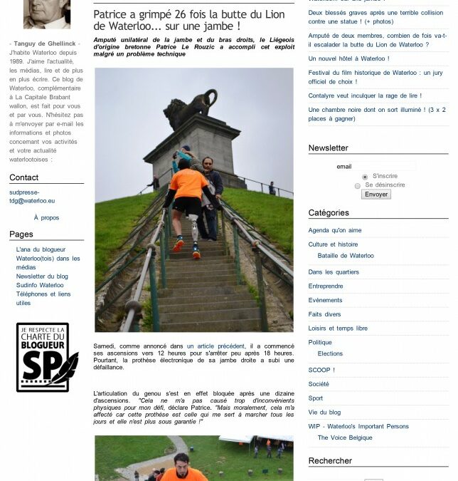 Blog Watrloo sudinfo 12 octobre 2015