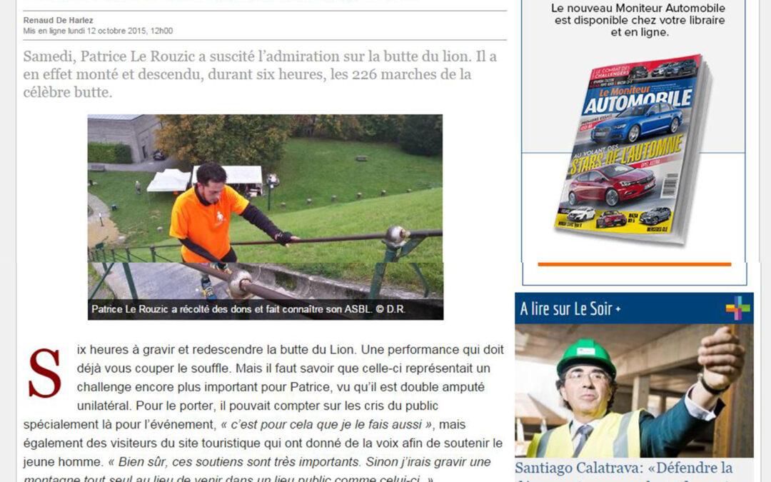 Le Soir 12 octobre 2015