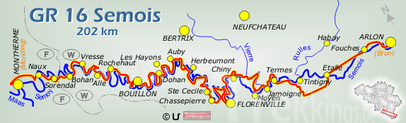 GR 16 info Sentier de la Semois.